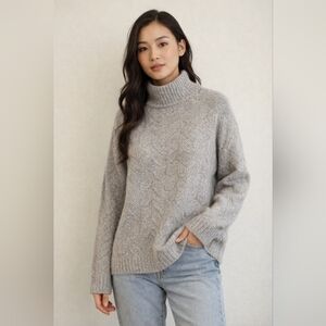 👸🏾Joie NWTs Cable Knit Chunky Mockneck Sweater